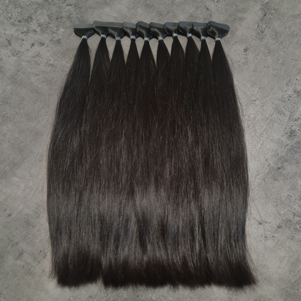 3x Tape Extensions 45cm glatt - Farbe N1 - OUTLET